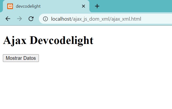 Acceso a los datos de un fichero XML mediante AJAX y DOM en JavaScript