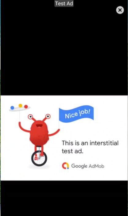 Adding AdMob’s ‘Interstitial Videos’ Ad with React Native and Expo.